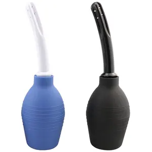 Lớn trực tràng ống tiêm dòng hậu môn Silicone Douche Enema Colon làm sạch Guy hậu môn Cleaner