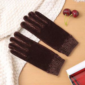 Guantes de Etiqueta de Terciopelo <span class=keywords><strong>para</strong></span> <span class=keywords><strong>Mujer</strong></span>, Tejidos <span class=keywords><strong>para</strong></span> Invierno, Cálidos, <span class=keywords><strong>El</strong></span>ásticos, <span class=keywords><strong>para</strong></span> Danza, Ciclismo, Protección contra <span class=keywords><strong>el</strong></span> Frío, Mantienen <span class=keywords><strong>el</strong></span> Calor - Product Image 2