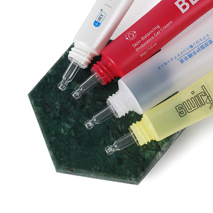 Tubo de limpiador facial suave exprimible, ecológico, de bioplástico de caña de azúcar, para envasado de cosméticos, tubo de brillo labial. - Product Image 1