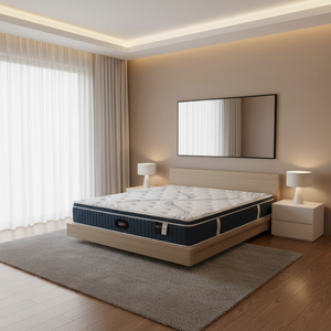 <span class=keywords><strong>Matelas</strong></span> hybride à ressorts ensachés en mousse à mémoire de forme avec gel rafraîchissant, épais, taille Queen, respectueux de la peau, pour chambre à coucher et usage hospitalier, garantie 10 ans - Product Image 1