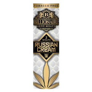 Billionaire Wraps - Organic Wraps, Tobacco Free - (Banana CRM, 25 Packs)Smoking Accessories lighters smoking accessories - Product Image 4