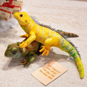 Juguete de Peluche de <span class=keywords><strong>Lagarto</strong></span> Suave con Relleno de Algodón PP, 31-50 cm de Altura, Accesorios y Atrezzo para Fotografía - Product Image 6