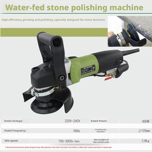 Elektrische 5/8"-11 watergevoede polijstmachine M14 lichte polijstpad haakse slijper voor cement marmer vloer wand polijsten - Product Image 2