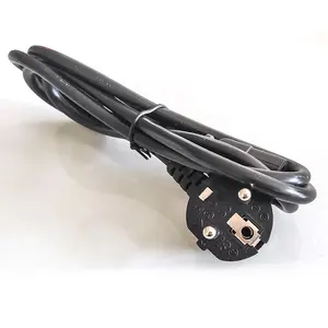 Удлинительный кабель питания Schuko CEE 7/7 к IEC C13, кабель электропитания для монитора настольного ПК