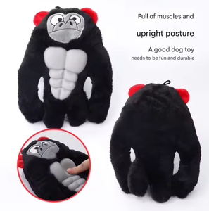 Juguete Masticable para Perros de Peluche con Sonido, Interactivo, con Diseño de Gorila de Dibujos Animados, Ecológico, al por Mayor - Product Image 3