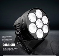 Lampu LED COB 7 mata untuk pernikahan, kinerja Bar KTV 350W lampu UV tambahan kontrol DMX512 peningkatan pencahayaan aluminium