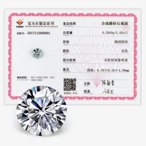 Bague en moissanite 18 carats en or rose, 1,5 carat, pour fille, par Messi Jewelry - Product Image 6