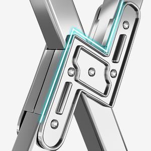 Étendage Pliant Rétractable en Acier Inoxydable en Forme de X, sur Pied, pour Balcon Extérieur - Product Image 6