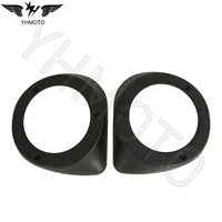 Adaptor Pod Speaker 6.5 Inci untuk Fairing Bawah Motor dengan Ventilasi, Sepasang Kiri Kanan, Cocok untuk Model Harley Touring 1997-2014