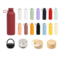 Vente en gros de gobelets isothermes en acier inoxydable écologiques personnalisés de 500 ml, pour le fitness, le bureau, isolation thermique de 12 à 24 heures