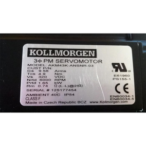 มอเตอร์เซอร์โว Kollmorgen รุ่น AKM43K-ANSNR-03 220V/110V/240V 3กก. - Product Image 2