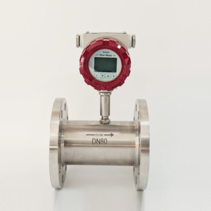 Đồng hồ đo lưu lượng tuabin lỏng cảm biến tín hiệu xung nhiệt độ cao cho chất lỏng DIESEL Xăng xăng dầu đo lưu lượng dầu - Product Image 5