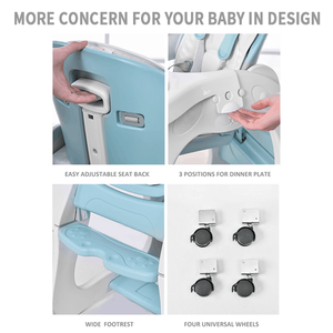 Aricare Blow เก้าอี้รับประทานอาหารสำหรับทารก,เก้าอี้หัดทานแบบ3 In 1มัลติ Fuctional Baby เก้าอี้สำหรับเพาะอาหาร - Product Image 6