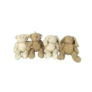 批发定制毛绒玩具泰迪熊和兔子高品质儿童毛绒玩具