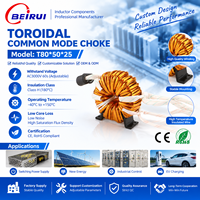 Transformateur toroïdal amorphe BEIRUI T80*50*25 à enroulement multiple, haute efficacité, pour onduleur et stockage d'énergie UPS