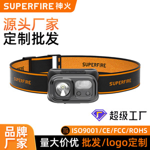 ไฟฉายคาดศีรษะ Superfire Hl23 ความจุ 1000 มิลลิแอมป์ ระยะ 120 เมตร ชาร์จผ่าน USB สำหรับวิ่งกลางแจ้ง ตกปลา - Product Image 5
