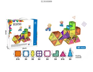 Bloques Magnéticos <span class=keywords><strong>Mágicos</strong></span>, Juguetes de Construcción, Juguetes Educativos STEM Montessori para Niños Pequeños, Actividades para Niños, Regalos de Cumpleaños - Product Image 4