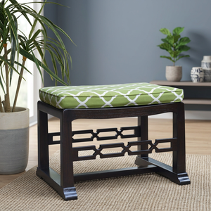 Japanese Design Handmade Wooden <b>Storage</b> Ottoman Adjustable Height Convertible Antique Finish Elegant Living Room Furniture <b>Stool</b> - Product Image 3