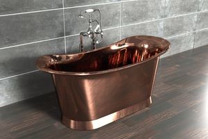 Bañera de diseño moderno con estructura de cobre, de forma rectangular, bañera premium para uso en baños, de exportadores. - Product Image 6