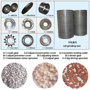 Hiệu suất cao Twin-Roll đùn granulator Đôi con lăn Báo Chí NPK hợp chất phân bón granulator động cơ tuyệt vời - Product Image 5