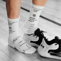 Calcetines deportivos de alta calidad para hombre, medias antideslizantes de algodón de compresión con Logo del equipo de baloncesto Elite, venta al por mayor