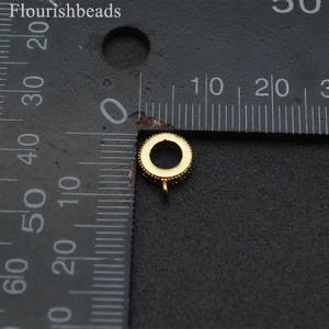 Accessoire <span class=keywords><strong>de</strong></span> fabrication <span class=keywords><strong>de</strong></span> bijoux DIY, <span class=keywords><strong>perles</strong></span> d'espacement rondes à grand trou plaquées or pour breloques et pendentifs - Product Image 6