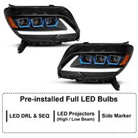 Nouveaux phares de projecteur LED triple LUMA avec feux de jour LED pour Toyota 4Runner Hilux Surf 4ème génération 2006-2009