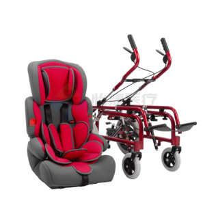 טיפול בשיקום מספק כיסא גלגלים משיתוק מוחי מתכווננת לילדים - Product Image 4