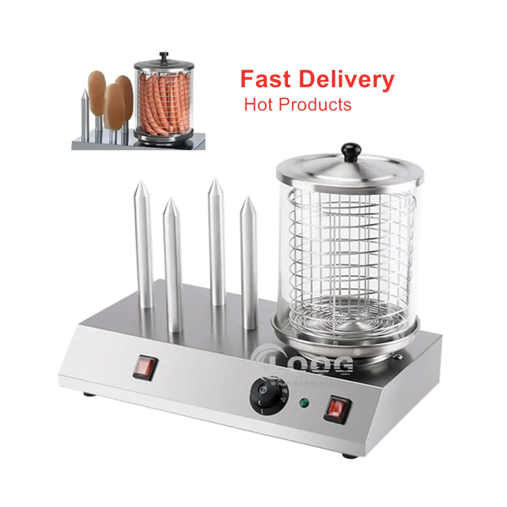 Small Sandwich Making Bread Dogs Broiler Diggity Maker Best Commercial Electric Cooking Delicious Hot Dog Spike Machine