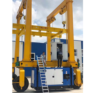 إطار مطاطي للمشي في الهواء الطلق للمستودعات 25 طنًا و 30 طنًا و 50 طنًا عارضة مزدوجة <span class=keywords><strong>RTG</strong></span> - Product Image 6