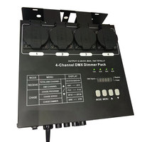 NEBULA 4 canaux DMX, variateur manuel, prise de commande, pack de prises, fer, garantie 1 an, charge maximale 3000W