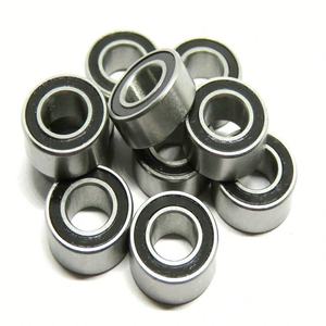 MR115 2RS 5x11x4mm Micro rodamiento de bolas sellos de goma de acero cromado MR115RS carrete de pesca rodamientos rígidos de bolas - Product Image 4