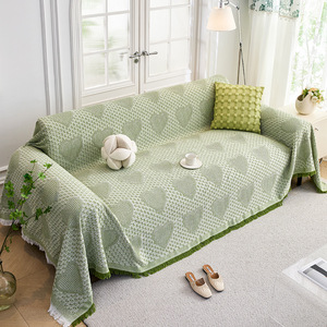 Роскошные жаккардовые чехлы для диванов с персиковым сердцем - Product Image 5