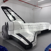 Avion gonflable géant, navette spatiale, modèle de vaisseau spatial pour activité sur le thème de l'espace, exposition de musée scientifique, autres événements