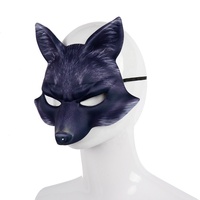 Vente directe du fabricant, masque de renard blanc en EVA pour Halloween, carnaval, rave, fête, accessoire pour cosplay