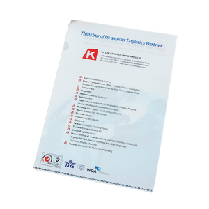 Newest Design Top Quality <strong>Printed</strong> L Shape PP Thick Plastic <strong>File</strong> <strong>Folder</strong> - Product Image 3