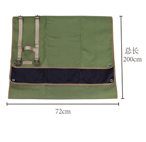 Sac de rangement pliable personnalisé, sac pour tapis de jeu, sac pour queues de billard avec boucles pour fixations au sol, sac pour outils de camping connectable, sac isotherme - Product Image 4