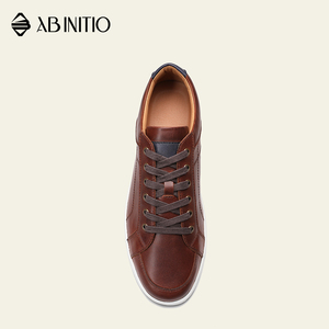 <span class=keywords><strong>Zapatillas</strong></span> Deportivas de Cuero Marrón para Hombre, Nuevas, a la Moda, Personalizables, de Marca, al por Mayor - Product Image 4