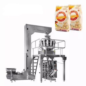 Machine d'emballage VFFS entièrement automatique en acier inoxydable à moteur, mouvement continu pour le remplissage et l'emballage de produits chimiques et de marchandises - Product Image 4