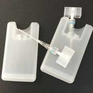 Pour MUB prix usine 20ml plat brume en plastique carte de crédit soins de la peau emballage bouteilles pour parfums sérigraphie prix bon marché - Product Image 3