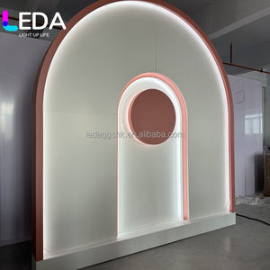 Panel de Fondo Acrílico LEDA de Alta Calidad para Bodas, con Logotipo y Texto Personalizados, para Decoración de Escenarios y Fotografía - Product Image 2