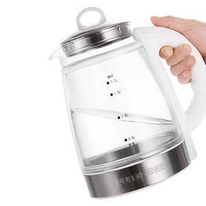QueenSense Electric <b>Kettle</b> 1.7L Glass With Keep Warm Function Fast Boiling <b>Water</b> Heater For Home Use - Product Image 1