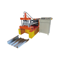 Machine de profilage de plaques de revêtement de sol, ligne de pliage de profilés en tôle, commande PLC Delta, pompe à moteur, production de carreaux