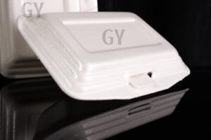 Caja para Alimentos, Caja Rectangular de Tres Compartimentos, Caja para Desayuno, Caja para Comida Rápida, Contenedor Desechable de Espuma para Alimentos, Caja para Almuerzo, Caja de Espuma - Product Image 3