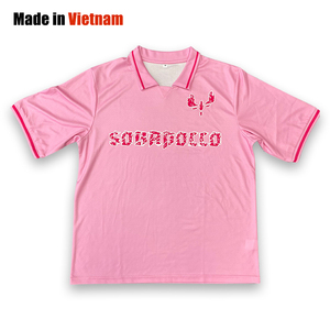 เสื้อฟุตบอลผู้ชายสไตล์เรโทรแบบสตรีท แห้งเร็ว พิมพ์ลาย - Product Image 1