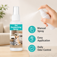 Spray Desodorante para Mascotas de Marca Privada al por Mayor, Spray Refrescante para el Cuidado de Mascotas OEM para Distribuidores de Marcas de Mascotas