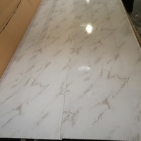 Dalles de plafond et panneaux muraux en PVC imitation marbre blanc pour salle de bain et douche, revêtement mural - Grande vente au Royaume-Uni