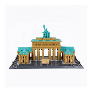 Juegos de bloques de construcción de partículas pequeñas para PC, modelo de juguete, decoración del hogar, puerta de Berlín Brandeburgo, juguetes de ladrillo, edificios famosos, lugar escénico - Product Image 6