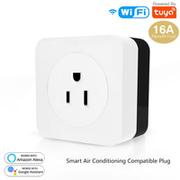 Enchufe Inteligente Wifi de 16a para Interiores, con Control Remoto Inalámbrico por Aplicación Tuya, Función de Temporizador