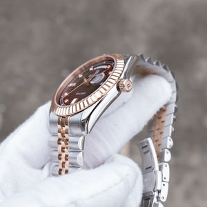 Jam Tangan Pria OBLVLO Luxury RX-VJ Dua Warna 40mm Kristal Safir Day Quartz Sport Multifungsi <span class=keywords><strong>Analog</strong></span> Tanggal Bercahaya - Product Image 4